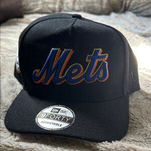 Black Mets New Era Snapback